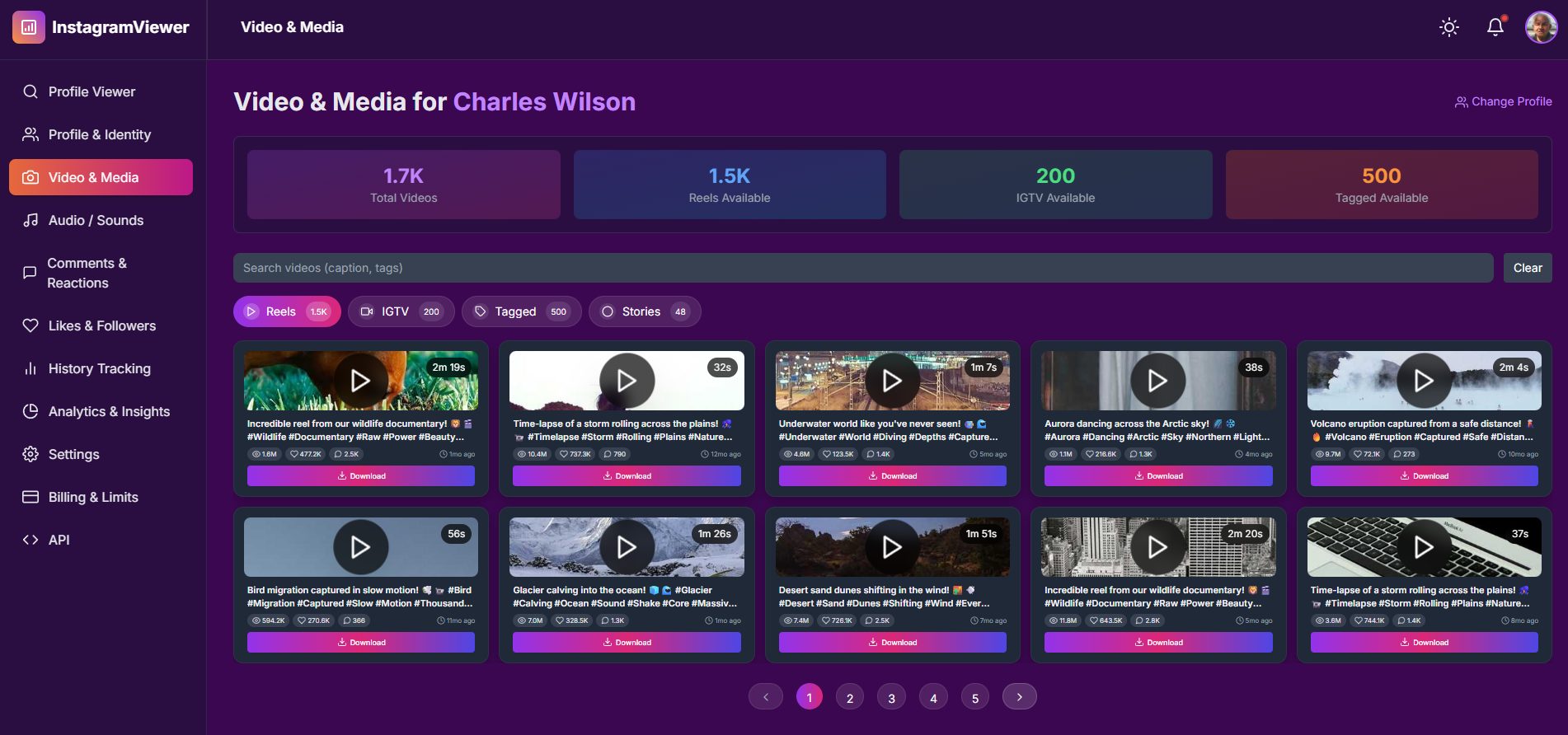 Video & Media